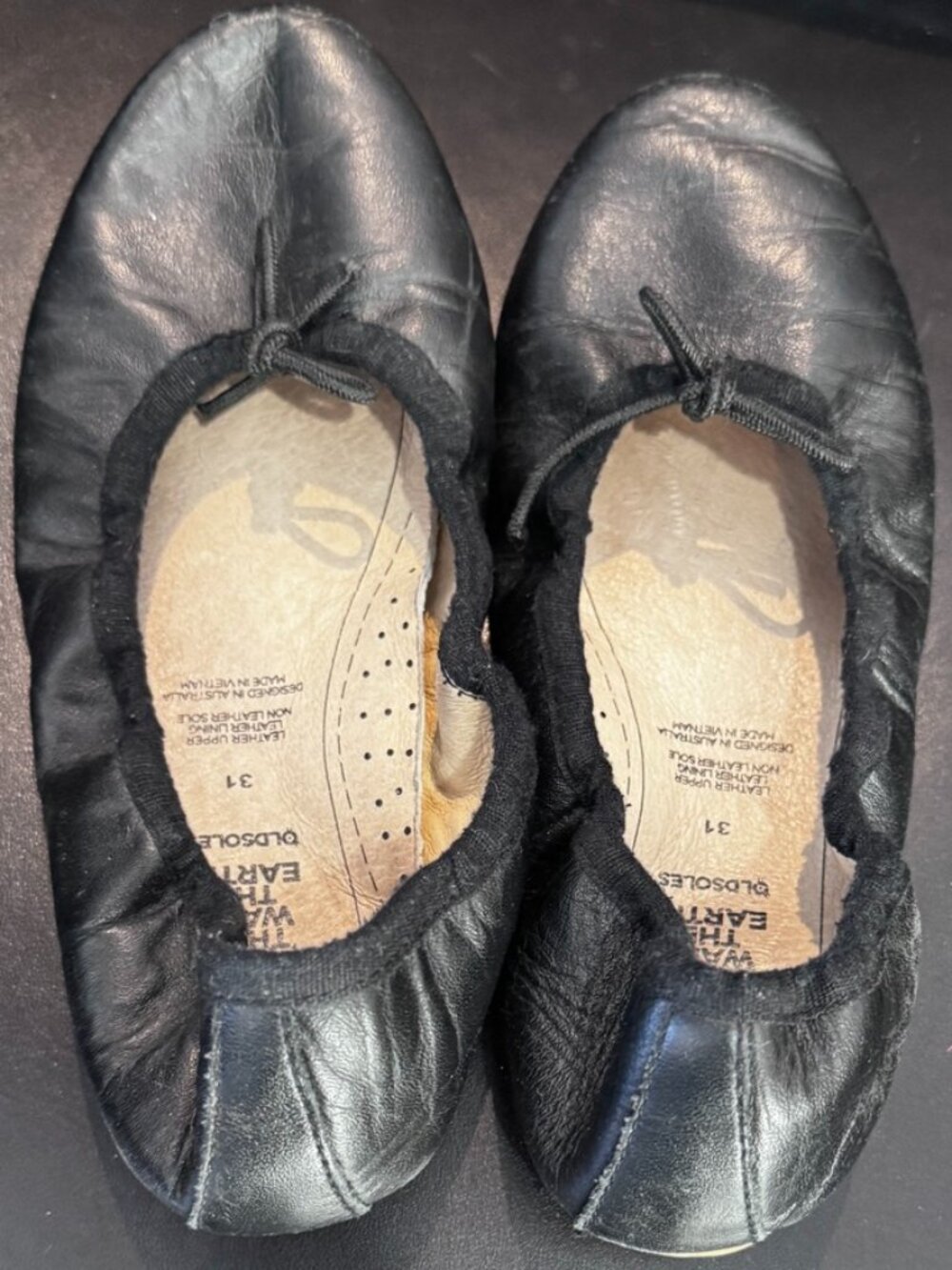 Old Soles Girls' Black Cruise Ballet Flats, Size: Girls US 13-13.5/EU 31